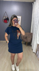 Vestido Dress Onça